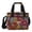 Flowers and Zebra Print, variant on Insulated Cooler Bag with Multiple Pockets Lightweight Lunch Box Tote for Travel Beach Camping Office Soccer Ball Floating in Space