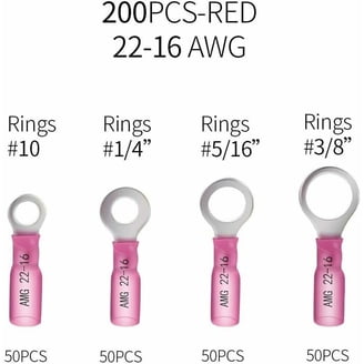 Ancor Marine Grade Heat Shrink Butt Connectors - 25 Pack, 16-14 Gauge, Adhesive Lined For Watertight Seal