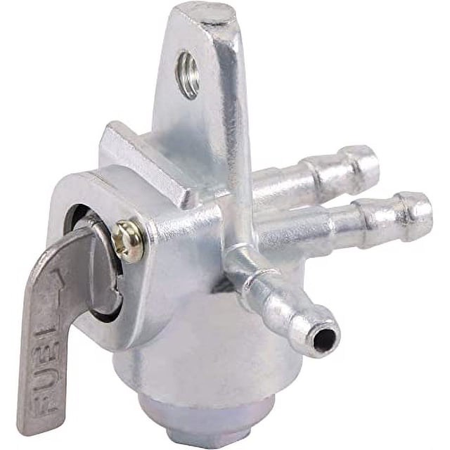 Válvula de combustible en línea de 1/4" Llave de purga Selector de cierre de tanque de 3 vías