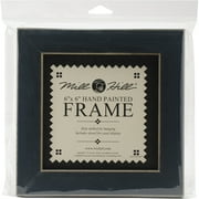 Wooden Frame 6"X6"-Matte Blue