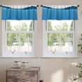 thumbnail image 2 of LALILO Kitchen Curtain Valance High Quality Horizontal Rod Pocket Window Curtain 52"x 18" Set of 2, 2 of 7