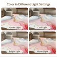 thumbnail image 7 of ODIKA 2'x3' Washable Accent Rug Pet Friendly, Bedside Mat Pink Grey Contemporary Fluid Radiant Gradient Veining Abstract for Bedroom, Nursery, RV, 7 of 7