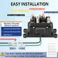 thumbnail image 3 of Contactor de relé solenoide Winch 12 V 250 A para camión ATV UTV, 3 of 6
