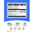 thumbnail image 2 of BulkSupplements Magnesium Glycinate Capsules - Easily Absorbed, Magnesium Supplement, 4 Capsules per Serving (400mg Magnesium), 240 Count, 2 of 5