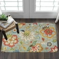 thumbnail image 2 of Lahome 2'x3' Collection Modern Floral Area Rug,2x3 Non-Slip Vintage Area Rug Accent Distressed Throw Rugs Floor Carpet for Living Room Bedrooms Decor, Paisley, 2 of 9