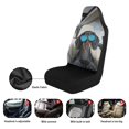 thumbnail image 6 of Garronmavis Dachshund Driving Car Front Seat Covers Thin Automobile Seat Cover Sets 2 Pack Interior Accessories Front Seats Protector fit for Most of SUV,Sedan,Trucks, 6 of 7