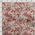 thumbnail image 4 of Soimoi Texture Printed, Cotton Fleece, Fabric By The Yard Sewing DIY Stretch Fabric 56 Inches Wide, WarmFabric For Hats, Coats, Gloves, Blankets, Red, 4 of 5