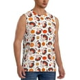 thumbnail image 2 of Balery Turkey And Thanksgiving2 Camisetas sin mangas para hombre, absorbe la humedad y protege contra el mal olor.-3X-Large, 2 of 7
