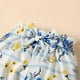 thumbnail image 4 of Mameluco De Bebé Conjunto De Canastilla Niñas Otoño Invierno Cuello Redondo Manga Larga Onesies Casual Floral Impreso Pantalones Diadema Traje Odeerbi  LM103-6836, 4 of 9