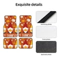 thumbnail image 4 of Balery Happy Thanksgiving Three Gnomes Juego de 4 Alfombrillas para Auto, Revestimientos de Caucho Resistente, Diseño Antideslizante, 4 of 7