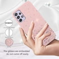 thumbnail image 2 of Phone Case for Samsung A32 5G Case Glitter Pink Glossy Sparkle, Soft Cute Samsung Galaxy A32 5G Case Clear Silicone Slim Cover Transparent Aesthetic (Samsung A32 5g, Pink), 2 of 14