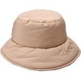 thumbnail image 5 of CoCopeaunts Bucket Hat for Women Winter Fashion Solid Color Thick Warm Basin Hat Down Wide Brim Men Fisherman Hat Windproof Warm, 5 of 8