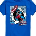 thumbnail image 3 of Marvel Captain America - Panels - Toddler and Youth Short Sleeve Graphic T-shirt, 3 of 5