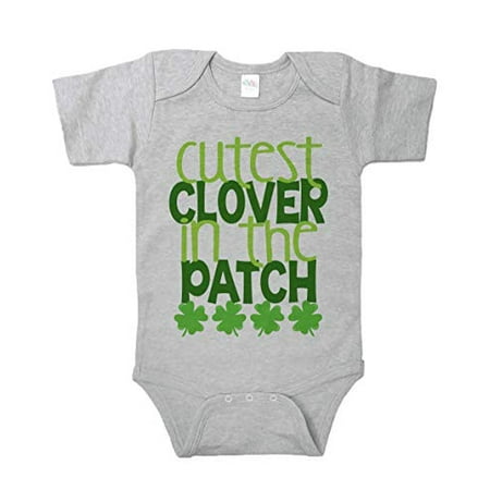 

7 ate 9 Apparel Baby s Cutest Clover St. Patricks Day Onepiece