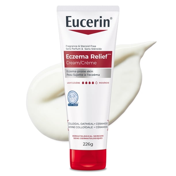 Eucerin Eczema Relief Body Cream for Eczema-Prone Skin, Steroid