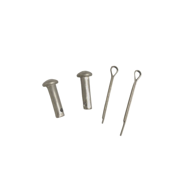 AJ Tack Stainless Steel Spur Rowel Pins and Cotter Pins - 1 Set