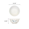 thumbnail image 2 of Excellante Blue bamboo melamine dinnerware collection 25 oz, 6 1/4" scalloped bow, comes in dozen, 2 of 2