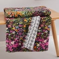 thumbnail image 6 of Levtex - Basel - Quilted Throw - 50x60in. - Multicolor Floral - Reversible Pattern - Cotton, 6 of 6