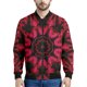 thumbnail image 3 of Chaqueta con cremallera y estampado de flores de rosas para hombre, abrigo con estampado floral en 3D de plantas, chaquetas informales de gran tamaño, ropa de calle, mangas largas, 3 of 5