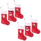 thumbnail image 3 of Inteprter Calcetín de Navidad Santa Claus copo de nieve calcetines de Navidad para chimenea adorno de árbol colgante saco tela no tejida regalo para el Kits de decoración para fiestas No.04 Inteprter HA008888-04, 3 of 6