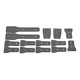 thumbnail image 1 of Bisagra De Puerta De Coche Completa Para Axial Scx6 Axi05000 Jeep Jlu 1/6 Rc Car,2, 1 of 5