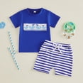 thumbnail image 2 of Xudanell Lover Boy Baby Outfit Cute 3t Boy Clothes Cool Toddler Tops Shorts Baby Outfits Breathable Activewear, 2 of 5