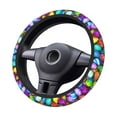 thumbnail image 4 of Fotbe Colorful Easter Eggs1 Steering Wheel Cover Universal 15 in Car Accessories for Men Women,Steering Wheel Protector Comfortable Protective Case for SUV Sedan Decor, 4 of 8