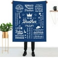 thumbnail image 6 of Brother Gifts, Gifts for Brother, Brother Gifts from Sister, Brother Birthday Gifts, Birthday Gifts for Brother, Gifts for Adult Brothers, to My Brother Blanket 60x50 inch, 6 of 6
