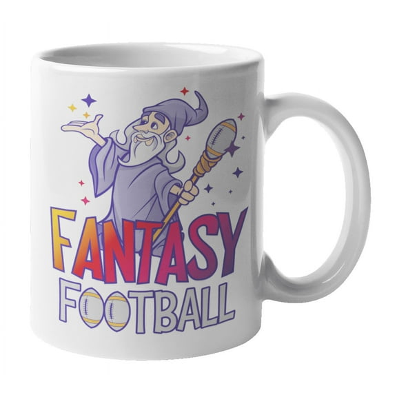 Fantasy Football Virtual Gridiron Game Themed Coffee & Tea Gift Mug (11oz)