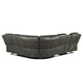 thumbnail image 5 of Bowery Hill 3-Piece Wood and Microfiber Reclining Sectional in Brownish Gray, 5 of 9