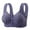 Dark Blue, variant on Front Closure Bra Hides Back Fat Full Back Coverage Bra with Shapewear Plus Size Push Up Sports Bra