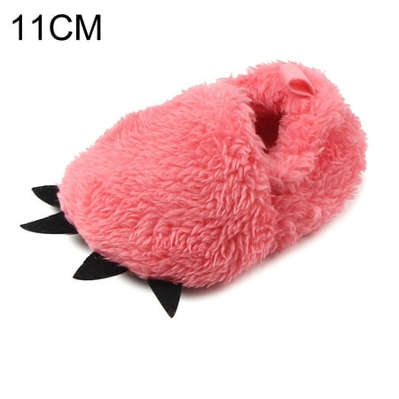 

8 Colors Baby Brushy Paw Shoes Infants Plush Indoor Moccasins Toddlers Winter Thickened Warm Shoes Cosplay Props New