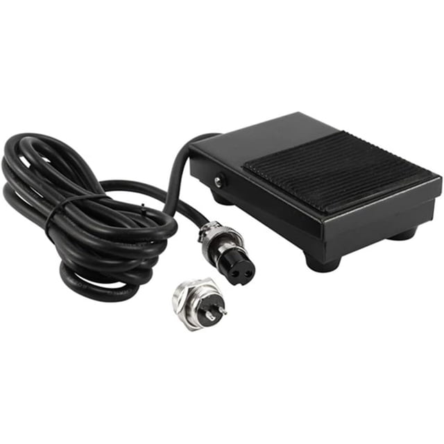 Enchufe manual de metal con cable de 2 m, 2 polos, para soldadura por puntos, antorcha TIG