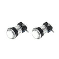 thumbnail image 5 of Game Push Button 33.5mm Round 12V LED Illuminated Push Button Switch with Micro switch White 6pcs, 5 of 5