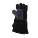 thumbnail image 3 of Guantes extremos resistentes al calor y al fuego cosido de cuero negro 14 pulgadas Afortunado Sencillez, 3 of 3