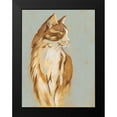 thumbnail image 2 of Zarris, Chariklia 19x24 Black Modern Framed Museum Art Print Titled - Lap Cat I, 2 of 5
