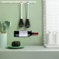 thumbnail image 4 of Hytrove 6Ud Repisa De Pared Para Vino En Hierro Negro Con Exquisito Y Montaje Sencillo, 4 of 8