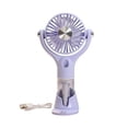 thumbnail image 2 of Iumwxz USB Rechargeable Portable Handheld Fan with Spray Humidification and 360° Rotation for Desktop and Travel Use, 2 of 7