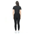 thumbnail image 4 of Natural Uniforms Ultra Stretch Womens Jogger Scrub Set (Black, Small), 4 of 7