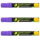 thumbnail image 1 of Plumones para Vidrio Neón ChalkyPurple 3Pzas Morado Neón VentDepot Punta Redonda Mediana Borrable, 1 of 2