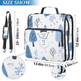 thumbnail image 2 of FORMRS Zipper Binder with Shoulder Strap 2-inch Ring 500 Sheet Capacity File Bag, Simple Cartoon Snowmen, 2 of 5