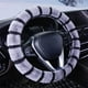 thumbnail image 2 of Pisexur Accesorios para coches, Electrónica para cochesFunda para volante de coche de lana sintética de pelo corto, para invierno, resistente al frío y al calor, con pelusa, para asiento de coche., 2 of 3