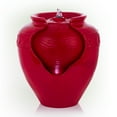 thumbnail image 3 of Alpine Corporation 17"H Indoor/Outdoor Vase Fountain, Cherry Red, 3 of 12