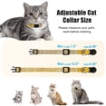 thumbnail image 6 of Mumup Rhinestone Cat Collar Breakaway, Soft Velvet Cat Collars with Bell, Adjustable Comfortable Cats Collar, 7.5-12.5 Inch for Cat, Kittens and Puppies, 6 of 7