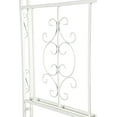 thumbnail image 6 of Evergreen Montebello Iron Garden Arbor, White- 53 x 84 x 23 Inches Fade and Weather Resistant Outdoor Decor, 6 of 9