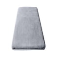 thumbnail image 2 of Extra Large Bath Mat, Non- Bathroom Rug with Latex Backing, Quick Dry Soft Shaggy Coral Fleece Carpet, Machine Washable Absorbent Floor Mat for Shower, Tub, and Sink Area, 47 Inch, 2 of 8