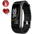 thumbnail image 1 of Blood Oxygen SpO2 Heart Rate Monitor Blood Pressure Fitness Activity Tracker with Low O2 Reminder, IP67 Waterproof Smart Watch with HRV Sleep Health Monitor Smartwatch for Android iOS Phones, 1 of 8