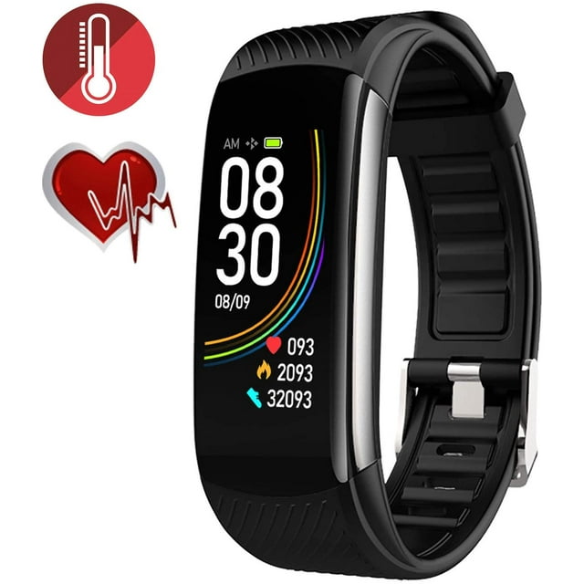 Blood Oxygen SpO2 Heart Rate Monitor Blood Pressure Fitness Activity Tracker with Low O2 Reminder, IP67 Waterproof Smart Watch with HRV Sleep Health Monitor Smartwatch for Android iOS Phones