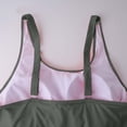 thumbnail image 6 of qucoqpe Summer Tankini Swimsuits for Women Fashion Solid Color Adjustable Strap Two-Piece Modest Bathing Suits Beach Vacation Swimwear with Boyshorts, 6 of 8