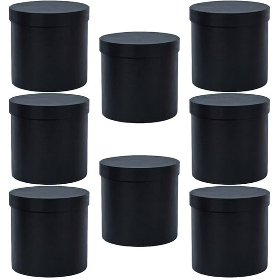 Floral Boxes Large Round Flower Black Bouquet Presentation Bride